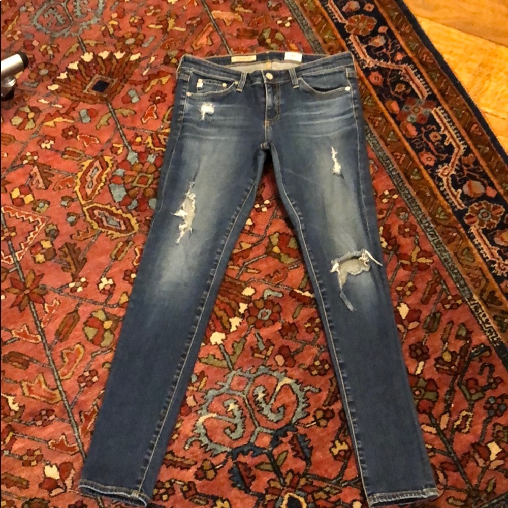 Ag ripped jeans